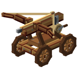 Oak Siege Ballista — a Minecraft Model made with resourcepack.ai