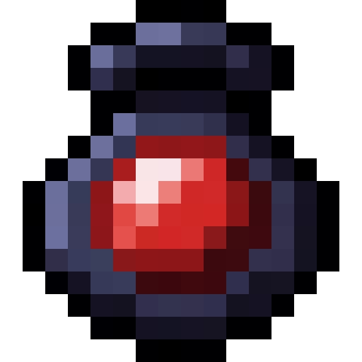 Red Gem Amulet — a Minecraft Item (2D) made with resourcepack.ai