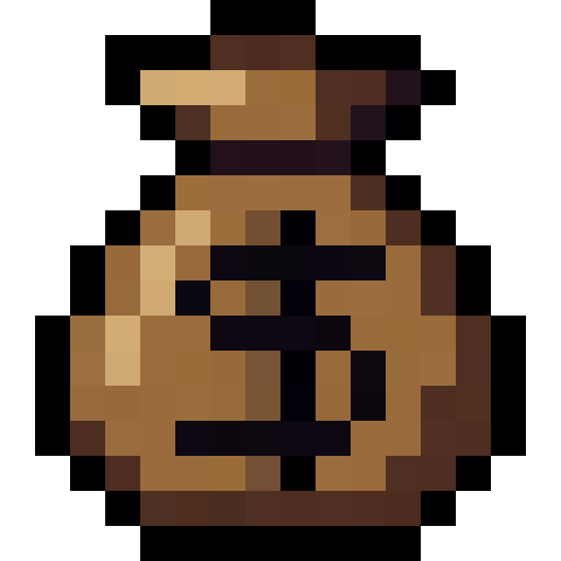 Dollar Money Bag — a Minecraft Icon made with resourcepack.ai