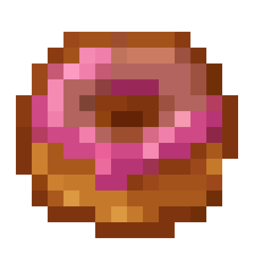 Glazed Donut — a Minecraft Item made with resourcepack.ai