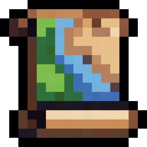 Map Scroll — a Minecraft Item (2D) made with resourcepack.ai