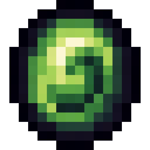 Green Portal Swirl — a Minecraft Item (2D) made with resourcepack.ai