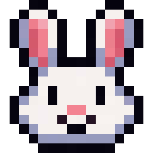Easter Bunny Head — a easter Minecraft Item (2D) made with resourcepack.ai