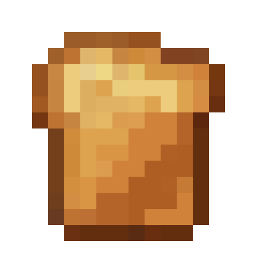 Golden Toast Slice — a Minecraft Icon made with resourcepack.ai