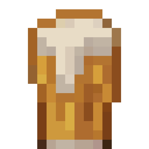 Pint of Beer — a medieval Minecraft Item made with resourcepack.ai