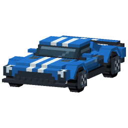 Ford GT Car — a Minecraft Model made with resourcepack.ai