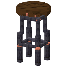 Bar Stool — a furniture Minecraft Model made with resourcepack.ai