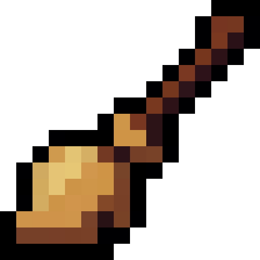 Flying Broom — a Minecraft Item (2D) made with resourcepack.ai