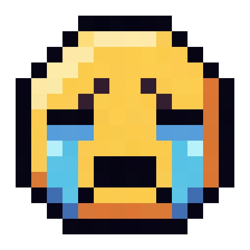 Crying Face Icon — a Minecraft Icon made with resourcepack.ai