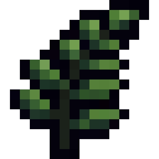 Fern Sprig — a Minecraft Item (2D) made with resourcepack.ai