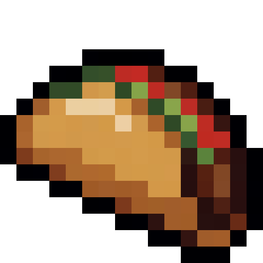 Taco — a Minecraft Item (2D) made with resourcepack.ai