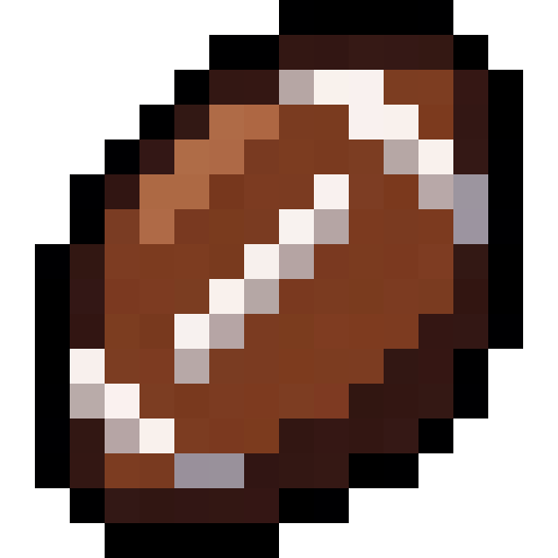 American Football — a Minecraft Item (2D) made with resourcepack.ai