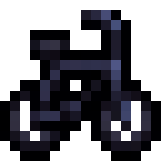 Bicycle — a road Minecraft Item (2D) made with resourcepack.ai