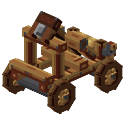 Wooden Siege Catapult — a Minecraft Model made with resourcepack.ai