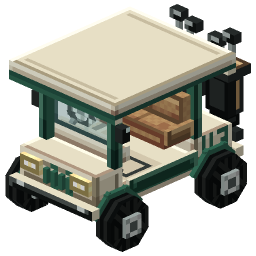 Resort Golf Cart — a Minecraft Model made with resourcepack.ai