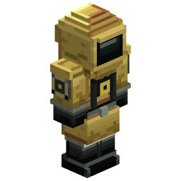 Hazmat Suit — a protective Minecraft Armor (3D) made with resourcepack.ai