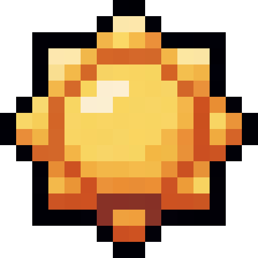 Pixel Sun — a Minecraft Item (2D) made with resourcepack.ai