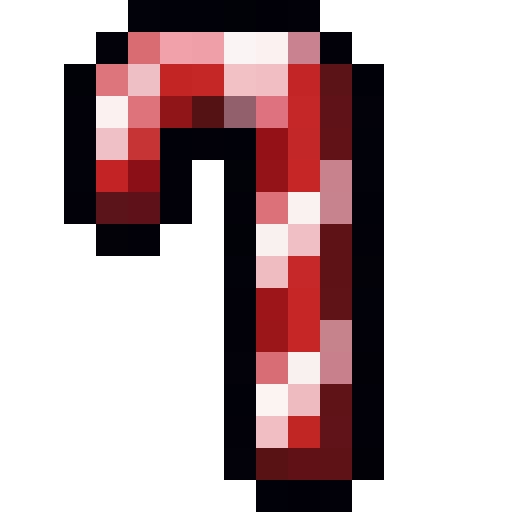 Candy Cane — a Minecraft Item (2D) made with resourcepack.ai