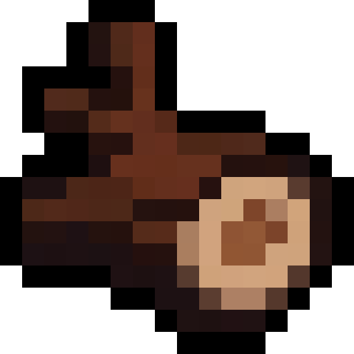 Oak Log — a Minecraft Item (2D) made with resourcepack.ai