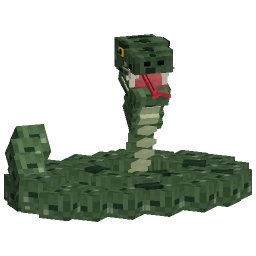 Nagini Snake — a fantasy Minecraft Model made with resourcepack.ai