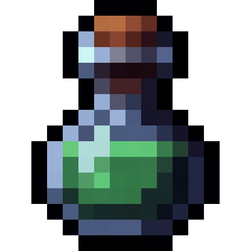 Invisibility Potion — a Minecraft Item (2D) made with resourcepack.ai