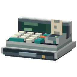 Cash Register — a Minecraft Model made with resourcepack.ai
