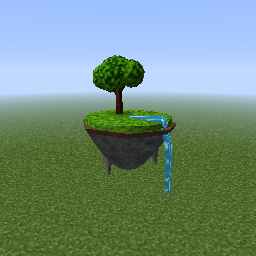 Little Sky Island — a Minecraft Shader made with resourcepack.ai