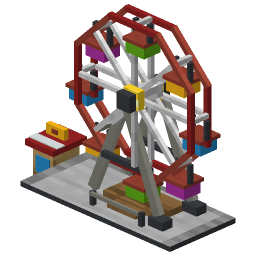 Carnival Ferris Wheel — a Minecraft Model made with resourcepack.ai