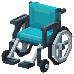 Wheelchair — a Minecraft Model made with resourcepack.ai