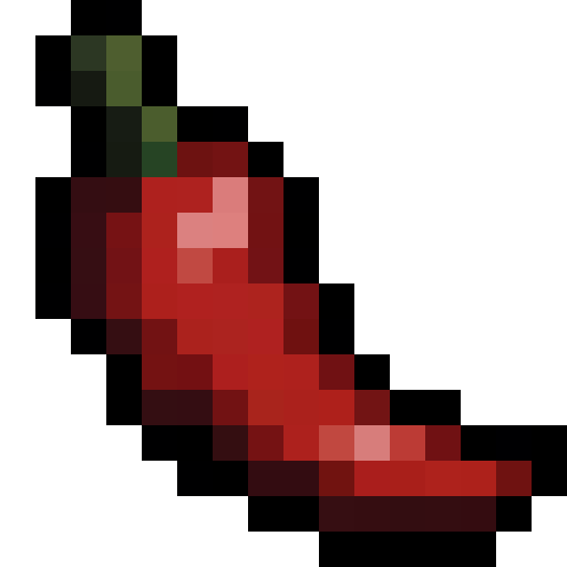 Chili Pepper — a Minecraft Item (2D) made with resourcepack.ai