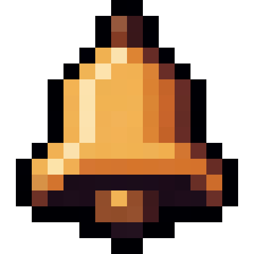 Golden Bell — a bell Minecraft Icon made with resourcepack.ai