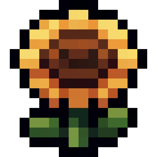 Sunflower — a Minecraft Item (2D) made with resourcepack.ai