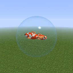 Floating Koi Sphere — a Minecraft Shader made with resourcepack.ai