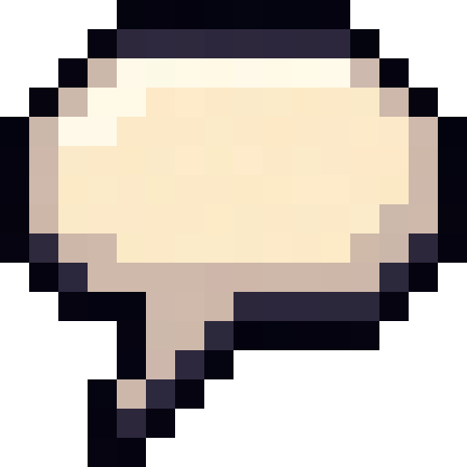 Speech Bubble Icon — a Minecraft Icon made with resourcepack.ai