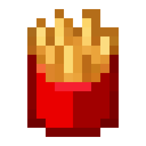 French Fries Sleeve — a Minecraft Item made with resourcepack.ai