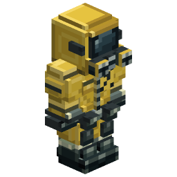 Hazmat Suit — a protective Minecraft Armor (3D) made with resourcepack.ai