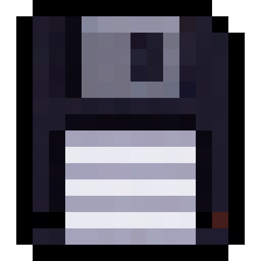Floppy Disk — a Minecraft Item (2D) made with resourcepack.ai