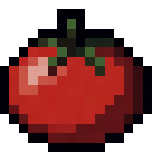 Tomato — a Minecraft Item (2D) made with resourcepack.ai