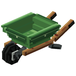 Garden Wheelbarrow — a Minecraft Model made with resourcepack.ai