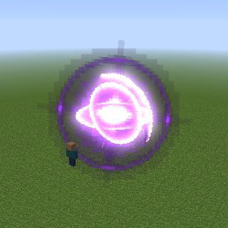 Black Hole — a Minecraft VFX made with resourcepack.ai
