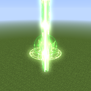 Sanctuary Bloom — a Minecraft VFX made with resourcepack.ai