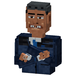 Barack Obama — a Minecraft Model made with resourcepack.ai