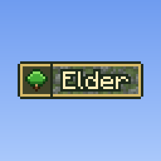 Elder Rank Tag — a animated Minecraft Rank tag made with resourcepack.ai