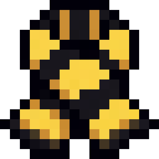 Hufflepuff Scarf — a wizarding Minecraft Item (2D) made with resourcepack.ai