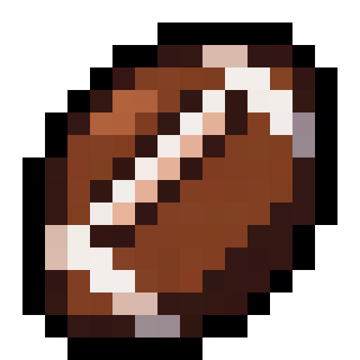Football — a Minecraft Item (2D) made with resourcepack.ai