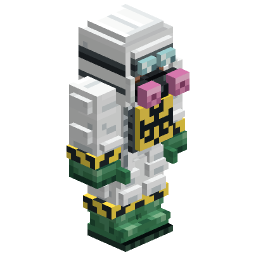 Biohazard Cleanup Suit — a protective Minecraft Armor (3D) made with resourcepack.ai