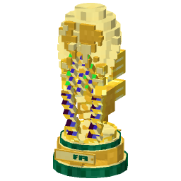 World Cup Trophy — a Minecraft Model made with resourcepack.ai