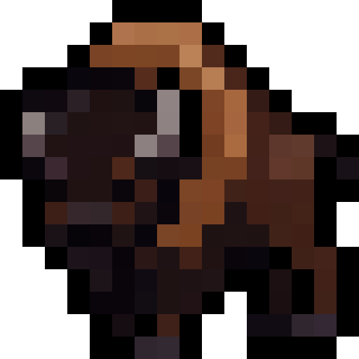 American Bison — a Minecraft Item (2D) made with resourcepack.ai