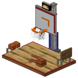 Basketball Hoop — a Minecraft Model made with resourcepack.ai