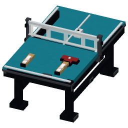 Table Tennis Table — a Minecraft Model made with resourcepack.ai